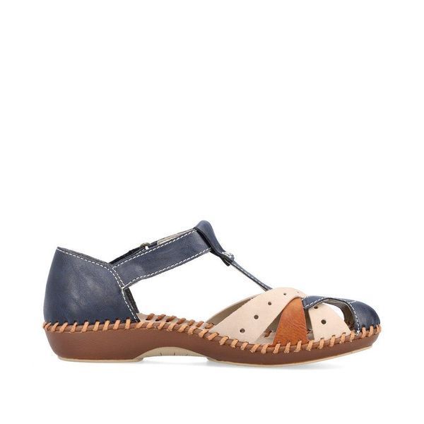 Босоніжки жіночі Rieker екошкіра SW-10121 синій M1655-14 SW-10121 фото &ndash; купити в Lenuar