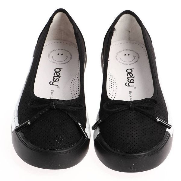 Туфли Детс. дев. Betsy Искусственный нубук ZW-5018 37 черный 918310/02-02 ZW-5018_37 фото - купить в Lenuar
