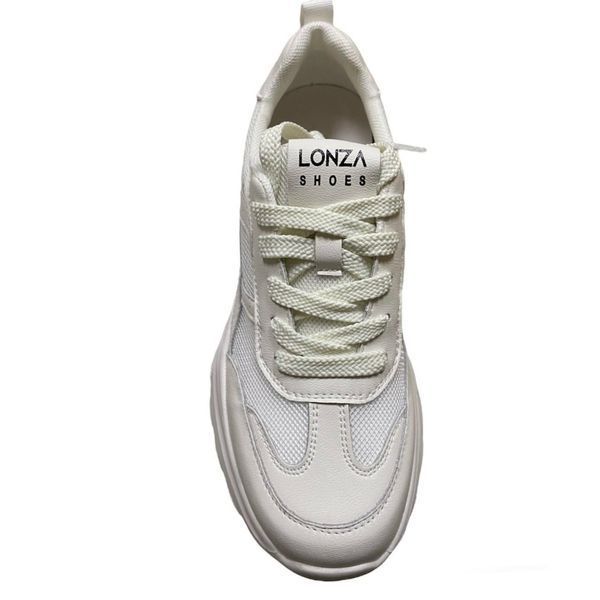 Кроссовки женские Lonza кожа и текстиль SW-8035 36 белый 5511-822220-2 SW-8035_36 фото - купить в Lenuar