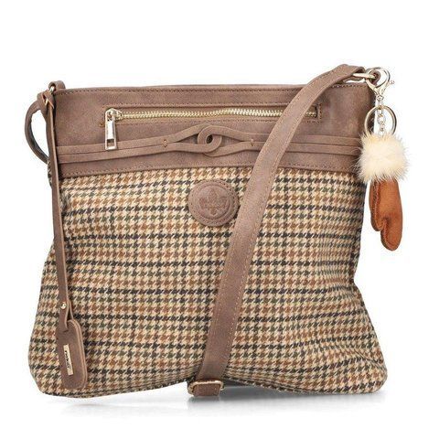 Сумка жіночі Rieker екошкіра та текстиль c05487 коричневий H1519-95 c05487 фото &ndash; купити в Lenuar