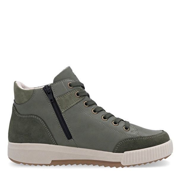 Ботинки женские Rieker Sport кожа и замша ZW-9077 38 зеленый W0171-54 ZW-9077_38 фото - купить в Lenuar