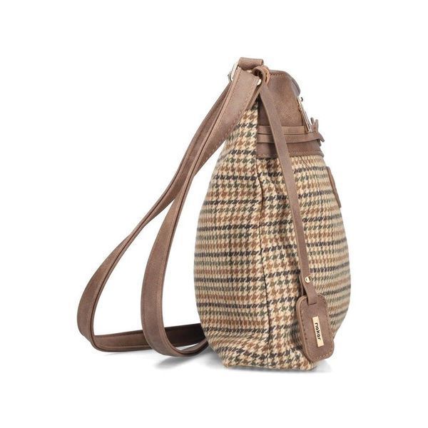 Сумка жіночі Rieker екошкіра та текстиль c05487 коричневий H1519-95 c05487 фото &ndash; купити в Lenuar