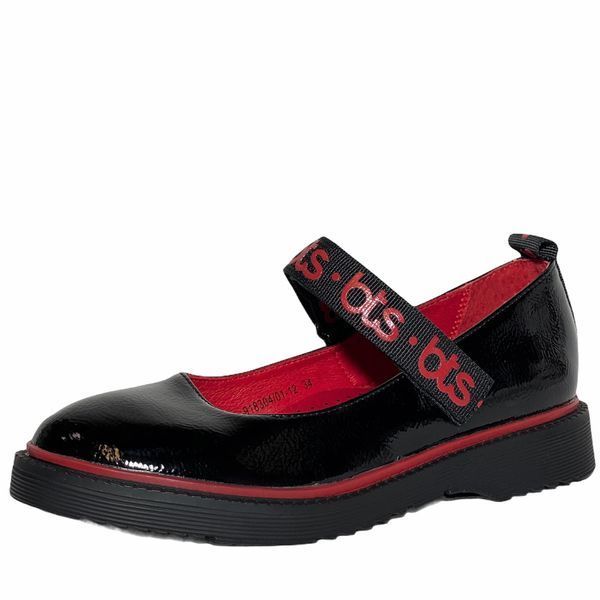 Туфли Детс. дев. Betsy Искусственная лаковая кожа ZW-5016 35 черный 918304/01-12 ZW-5016_35 фото - купить в Lenuar